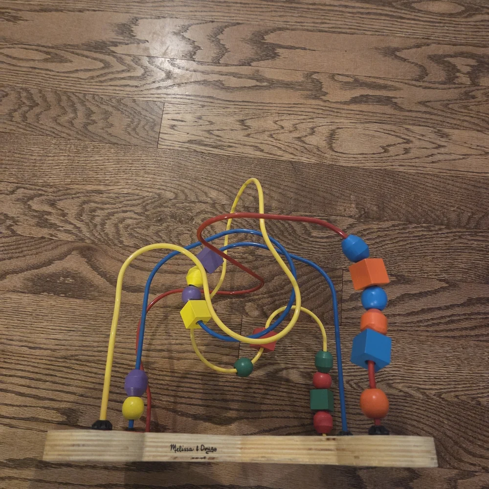 Melissa & Doug - Classic Colorful Bead Maze Toy - Toddler (12 Months +)